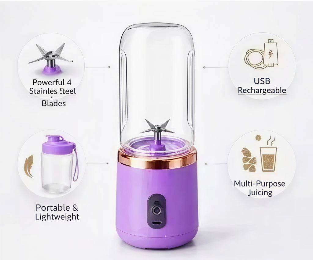 Velmora BlendLux Portable Blender – Blend Anywhere in Style ✨